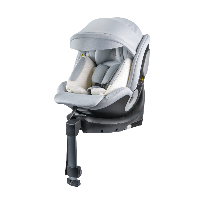 ISO FIX + podporná noha 360 rotácia dozadu/dopredu detská autosedačka 40-150 cm